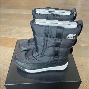 Sorel Kids Black and Gray Snow Boots